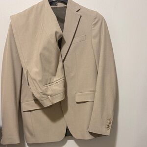 Men's Zara Tan Blazer Suit